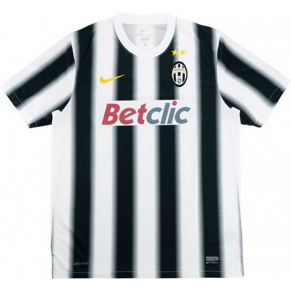 Tailandia Camiseta Juventus 1ª Retro 2011 2012 Negro Blanco